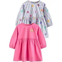 Next Strickkleid Baby Jersey-Kleid, 2er-Pack (2-tlg)