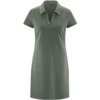 HempAge Sommerkleid Zeitloses Sommerkleid mit Liegekragen Hanf/Biobaumwolle Normal Fit