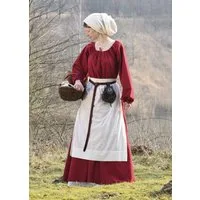 Battle Merchant Burgfräulein-Kostüm Mittelalter Schürze, Natur