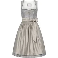 Nübler Trachtenkleid Midi Dirndl Georgina in Graphite von Nübler - Rocklänge 60 cm