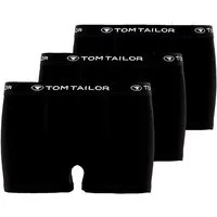 TOM TAILOR Boxershorts Buffer (3er Pack) weich, bequem, basic, eng, Logobund, Baumwollmix