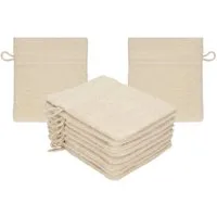Betz Waschhandschuh 10-tlg. PREMIUM Größe 16 cmx21 cm, Baumwolle (Set, 10-St), 100% baumwolle
