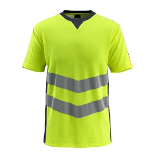 MASCOT Sandwell T-Shirt Hi-vis Gelb / Schwarzblau 3XL - 50127-933-17010-3XL