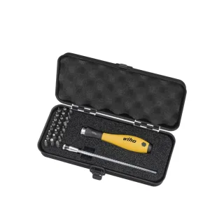 Wiha Bit Set SYSTEM 4 ESD gemischt 27-teilges Set mit Box - 10389