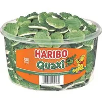 HARIBO Süßigkeit Quaxi, Schaumzucker-Fruchtgummi, 150 Stück