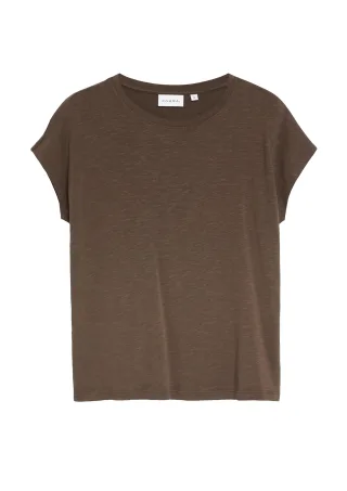 comma - T-Shirt braun - Gr. - 40