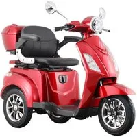 Aktiv mobil Elektromobil AM E-Trike Pro, 25 km/h mit Topcase, 1000 W, 25 km/h, Topcase Fassungsvermögen von ca. 36 Litern, Staufach mit ca. 24 Litern
