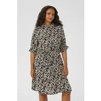 KAFFE Curve Blusenkleid Kleid KCdena Große Größen