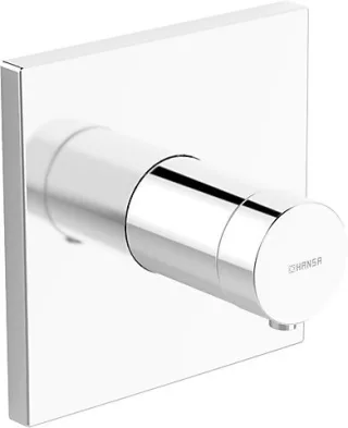 Hansa Funktionseinheit mit Dekorset Thermostatarmatur Hansaliving 4056 chrom, 40569073 40569073