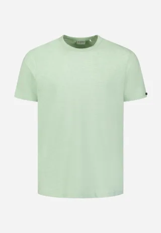 No Excess - T-Shirt mit Crewneck grün - Gr. - XL