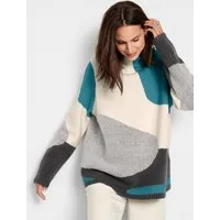 Witt Strickpullover Pullover Langarm Jacquard