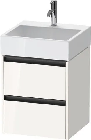 Duravit Ketho.2 Waschtischunterbau wandhängend Weiß Hochglanz 484x460x549 mm - K25274022220000 K25274022220000