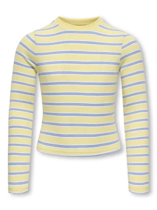 KIDS ONLY - KOGLUPE L/S STRIPE TEE JRS Mellow Yellow - Gr. - 164