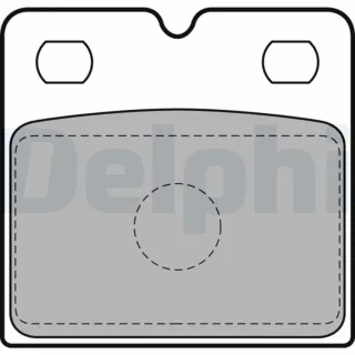 Delphi Bremsbel?ge hinten Aston Martin Audi Jaguar