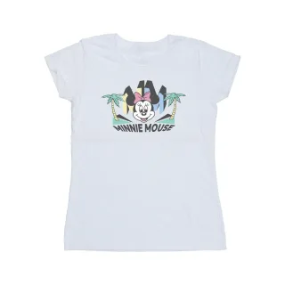 Disney - "Minnie MM Palm" T-Shirt für Damen (Weiß)