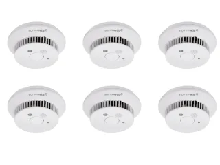 HOMEMATIC IP Smart Home 142685A0, Rauchwarnmelder, 6 Stück