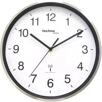 technoline Funkwanduhr WT 8925 (mit Edelstahlrahmen)