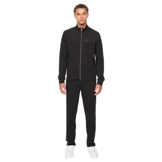 Duck and Cover - "Tames" Hoodie und Jogginghosen-Set für Herren, Durchgehender Reißverschluss (Schwarz)