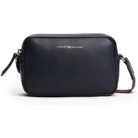 Tommy Hilfiger Mini Bag TH LOGOTAPE CAMERA BAG, Damen Umhängetasche, Schultertasche mit Logoschriftzug