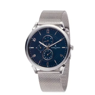 Pierre Cardin Pigalle Boulevard Silber Herren Armbanduhr CPI.2028