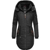 Marikoo Wintermantel Kamii sportlicher Damen Winterparka mit abnehmb. Kapuze