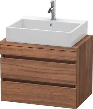 Duravit DuraStyle Konsolenwaschtischunterbau wandhängend Nussbaum Matt 700x478x512 mm - DS530607979 DS530607979