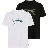 Billabong T-Shirt SHORT SLEEVETEEPACKYM (AST) (2-tlg) Kurzarm-Design, 2-Stk.-Set, aus Baumwolle
