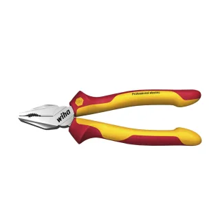 Wiha Kombizange Professional electric mit DynamicJoint und OptiGrip mit extra langer Schneide - 26708