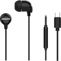 Philips TAE2146BK In-Ear-Kopfhörer (Clear Sound, Dynamische Bässe, Integriertes Mikrofon, USB-C, Schwarz)