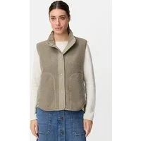 camel active Fleeceweste mit Stehkragen ärmellos