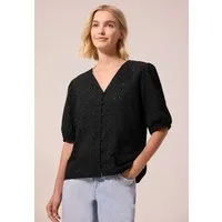 STREET ONE STUDIO Blusenshirt mit V-Ausschnitt
