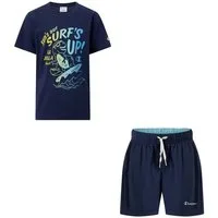 Champion T-Shirt & Shorts Kids' Beach Set (2-tlg) für Kinder und Jugendliche geeignet, aus Baumwolle