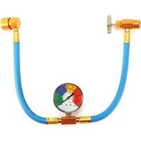 FELIXLEO Klimaanlagenschlauch R134A Klimaanlage Kältemittel Aufladeschlauch mit Messgerät 1/2 Zoll