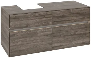 Villeroy & Boch Waschtischunterschrank Collaro C098B0 1200x548x500mm mit Beleuchtung Stone Oak C098B0RK