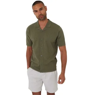 Threadbare - Hemd für Herren, Jersey, Regulär (Dunkler Salbei)