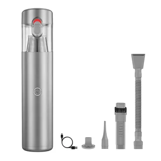 Mini Vacuum Cleaner & Air Purifier & Hand Pump 3-in-1 Cordless Handheld Vacuum Cleaner, 3 Types of Crevice Nozzles for C