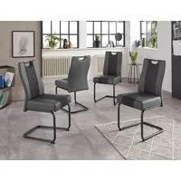 HELA Esszimmerstuhl Erika S (Set, 4 St), 2 oder 4 Stück, komfortable Federkern Polsterung, Freischwinger