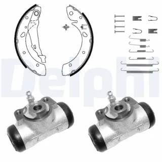 Delphi Bremsbacken vormontiert hinten Toyota Avensis T22 2,0 VVT-i  mit Zubeh?r