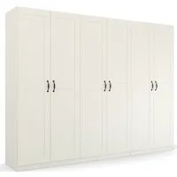 rauch Drehtürenschrank Kleiderschrank Schrank Garderobe Ankleide COTTAGE BY QUADRA SPIN (Breiten: 181/226/271 cm, Höhe 210 cm) in skandinavischem Landhausstil