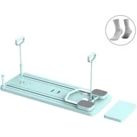 UMAY Pilates-Reformer Pilates Trainer, Push-Up-Bauchmuskel-Roller, (6-tlg., mit Timer, 6-in-1, mit kostenlosen Geschenk 1 Paar Socken), multifunktionales Bauchmuskelbrett für Zuhause und im Fitnessstudio
