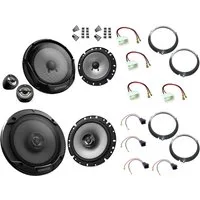 DSX Kenwood Boxen für Ford Fiesta Mk7 Bj 08-17 Tür vorne hinten 600 W Auto-Lautsprecher (60 W)