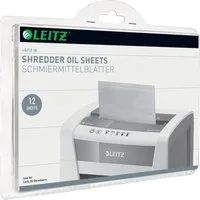 LEITZ Aktenvernichter Leitz IQ Oil Sheets Öl-Blätter für Aktenvernichter 12 Blatt