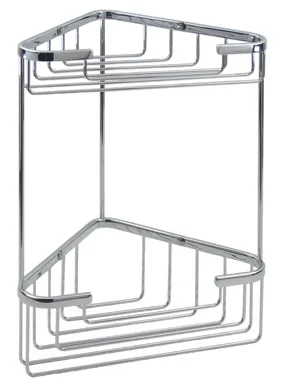 KOH-I-NOOR Griglie 45803 Ablage 19x19x31 cm, chrom einfache Montage ohne Bohren 45803