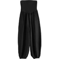 Next Jumpsuit Trägerloser Jersey-Jumpsuit mit Ballon-Bein (1-tlg)