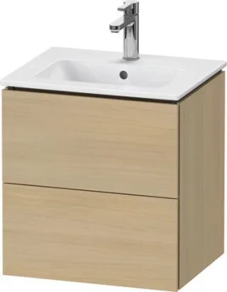 Duravit L-Cube Waschtischunterbau wandhängend Mediterrane Eiche Matt 520x421x550 mm - LC621807171 LC621807171