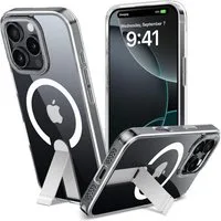 CoolGadget Handyhülle Kickstand Hybrid Hülle für iPhone 16 Pro 6,3 Zoll, Schutzhülle Militärschutz Ständer kompatibel mit MagSafe Magnetring