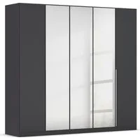 OTTO home Drehtürenschrank Kleiderschrank Schrank Garderobe AGORDO mit Dekor- oder Hochglanzfront (in zwei Griff-Farben, Breiten 91-405 cm) durchdachte Innenausstattung, in 8 Breiten und 2 Höhen MADE IN GERMANY