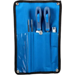 PFERD TOOLS Kettensägenschärf-Set 4,0 mm 5/32 für Kettenteilung 1/4 und 3/8 Low Profile in Rolltasche - 11099140
