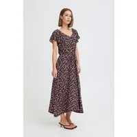 OXMO Midikleid OXNIlla Fließendes Midi-Kleid