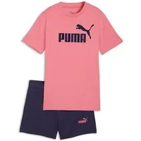 PUMA Trainingsanzug ESS NO.1 LOGO TEE AND SHORTS SET G (2-tlg), aus Baumwolle, mit elastischem Bund und innenliegendem Kordelzug
